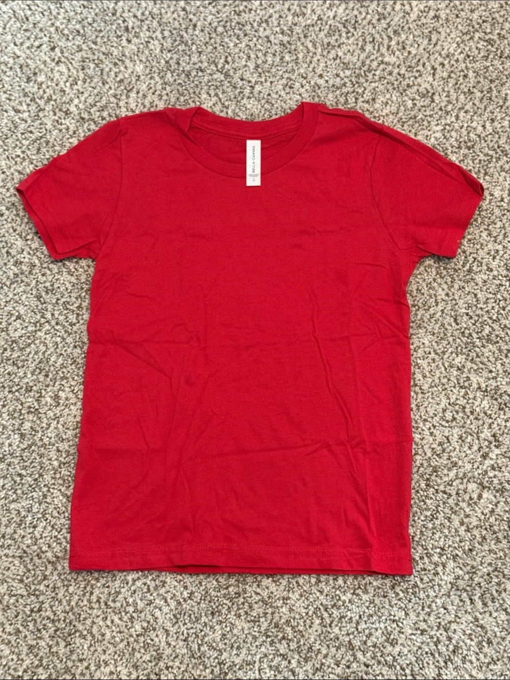 Bella + Canvas Vibrant Red Crewneck Tee